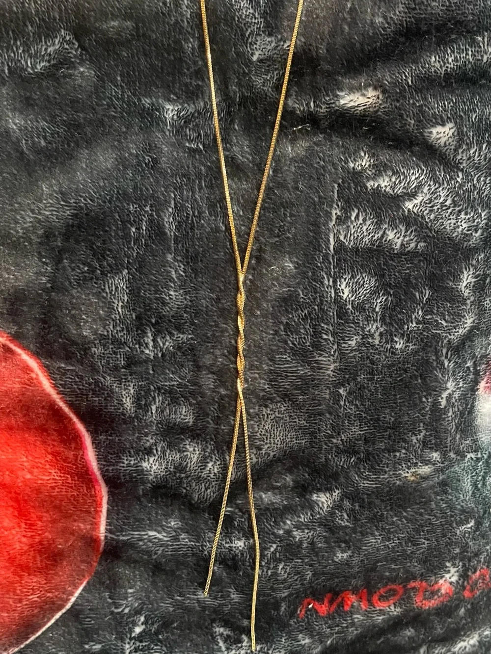 Gold-Tone Women's Chain Lariat Necklace with Gold Tone Crystal Bracelet